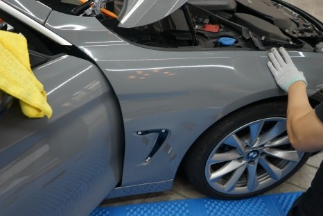동탄랩핑 BMW 4시리즈 락그레이 인기있는 색상 시공 / 경기 화성