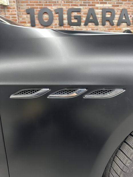 용인랩핑 고광택 전체랩핑 / 마세라티기블리 PPF 동탄랩핑샵에서 사틴블랙으로 기변 하기! / 경기 화성