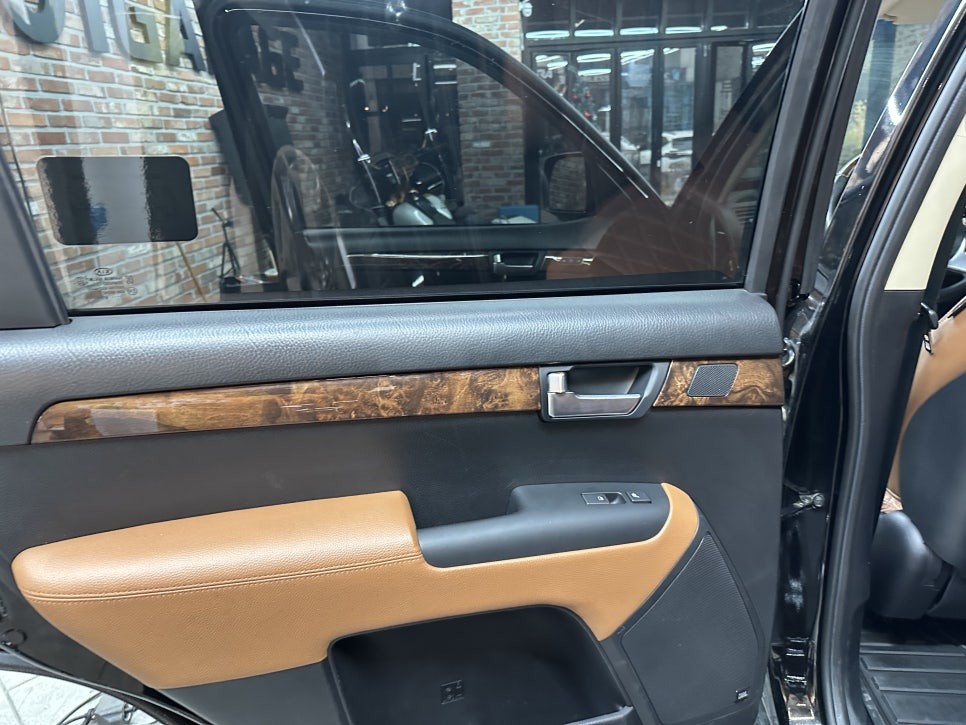 화성랩핑 더뉴 모하비 크롬죽이기와 실내 카본 우드죽이기 / 경기 화성