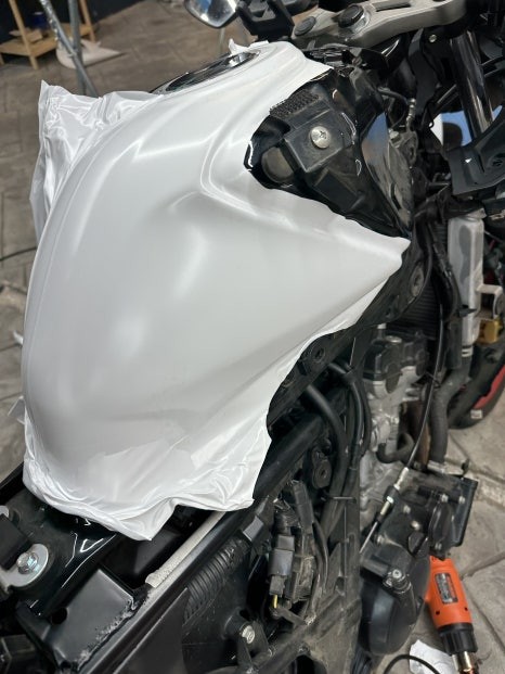 동탄랩핑 스즈키GSX-R125 아수라 랩핑하기 흰색무광으로 포스업하기 / 경기 화성