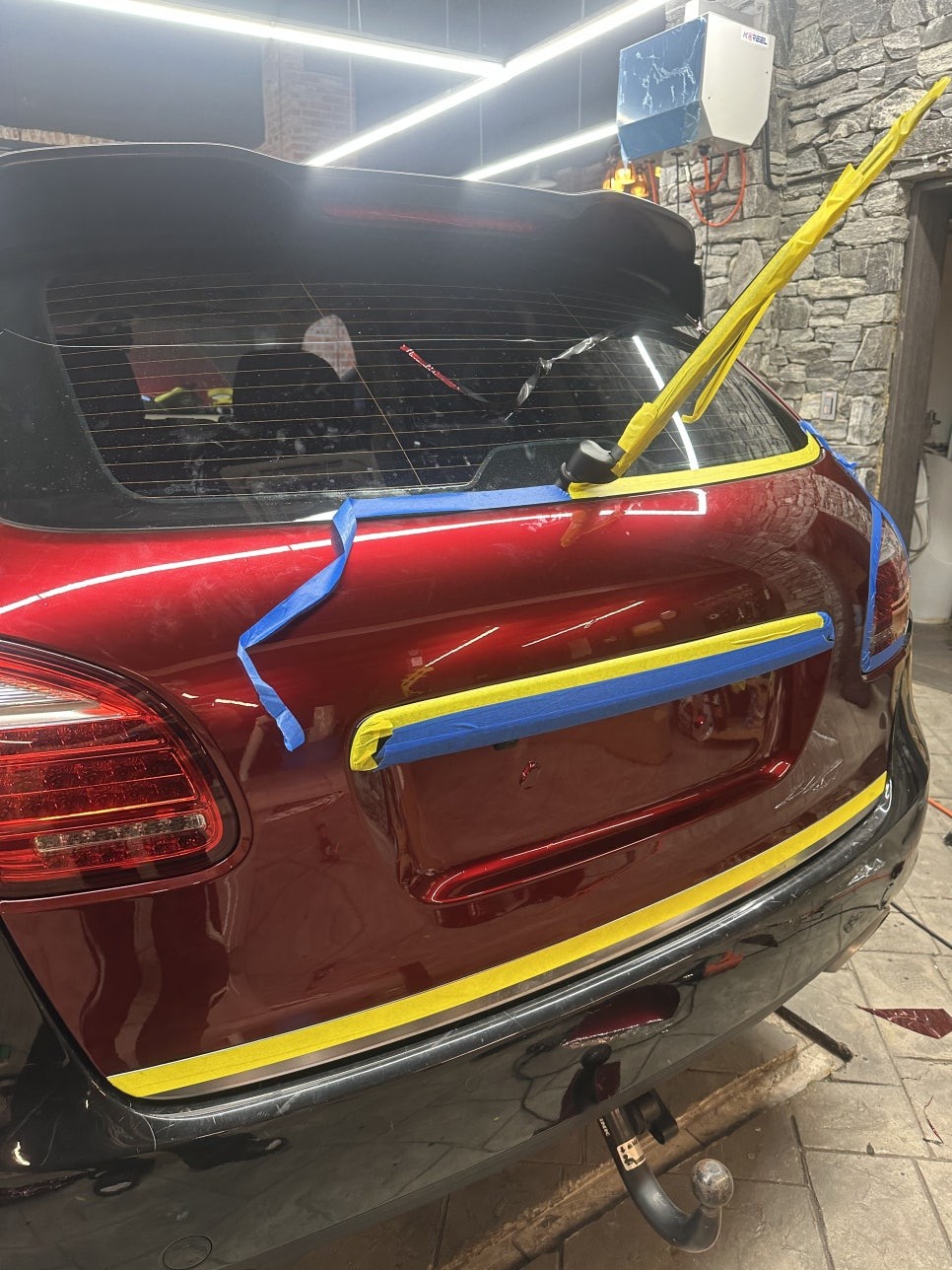 동탄랩핑 카이엔 전체랩핑 하기/ 동탄 랩핑샵에서 리퀴드 블러드 드래곤 필름으로 기변성공 작업후기 / 경기 화성