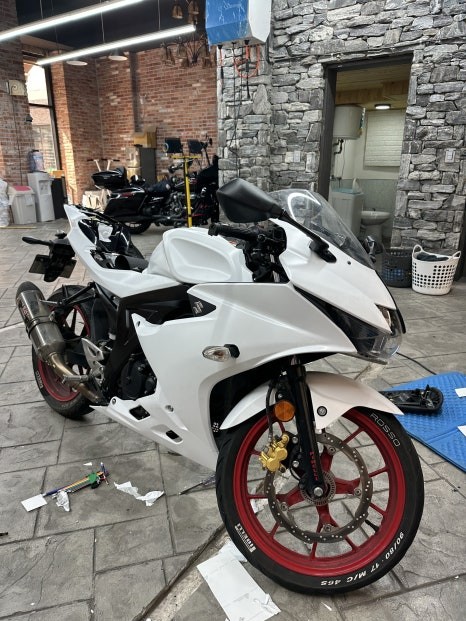 동탄랩핑 스즈키GSX-R125 아수라 랩핑하기 흰색무광으로 포스업하기 / 경기 화성