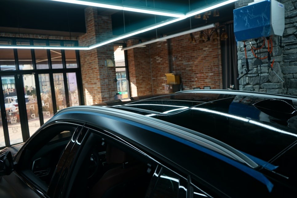 동탄랩핑 X6 남자의 색깔 사틴블랙으로 전체랩핑 / 경기 화성