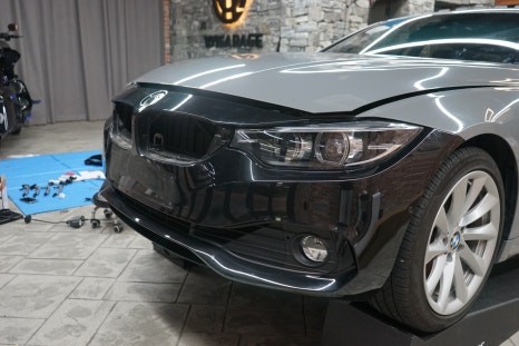 동탄랩핑 BMW 4시리즈 락그레이 인기있는 색상 시공 / 경기 화성