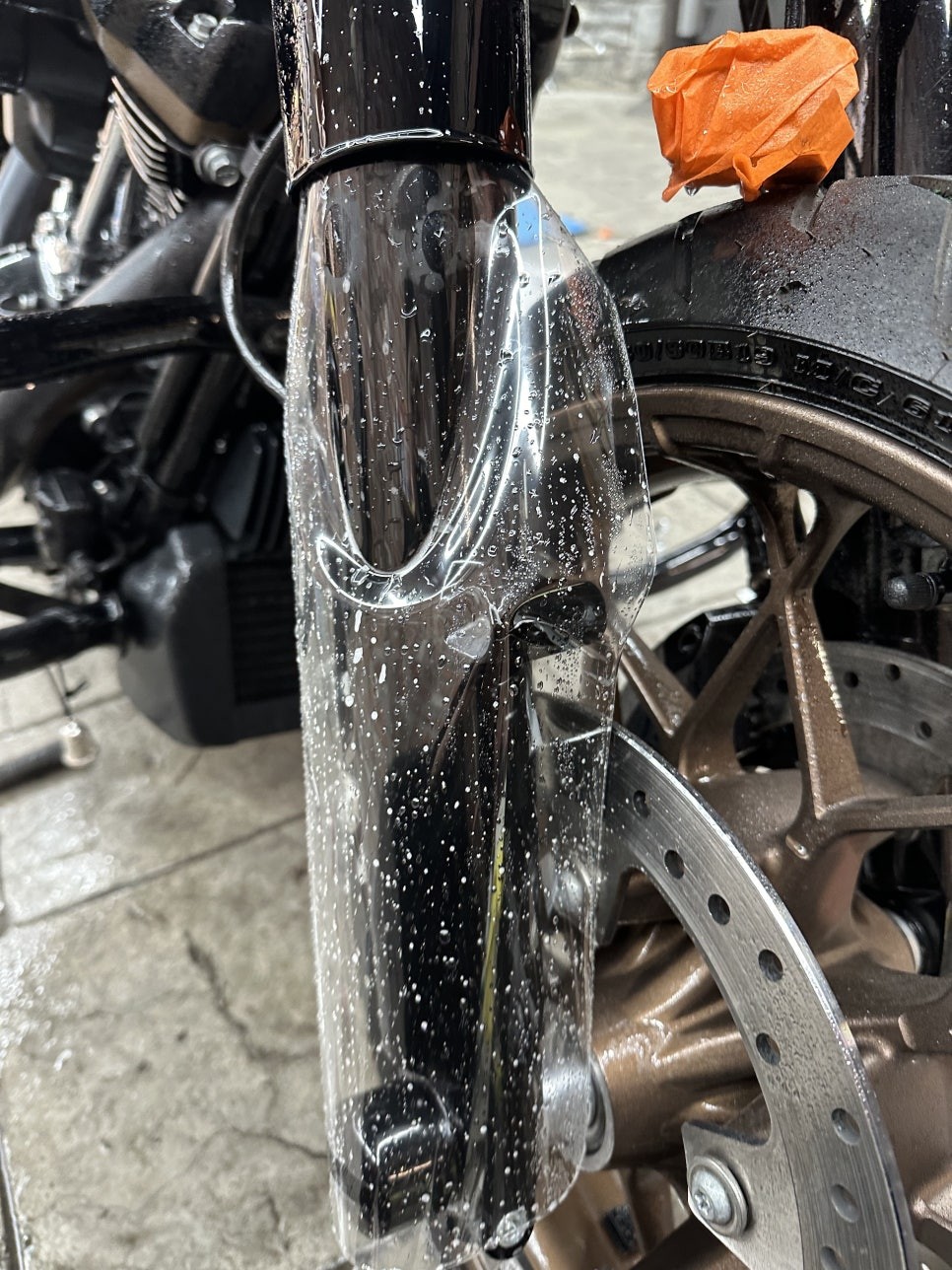 용인랩핑 할리데이비슨 스트리트글라이드 전체랩핑 화이트펄로 순정같은 퀄리티로 색바꿈 / 경기 화성