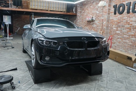 동탄랩핑 BMW 4시리즈 락그레이 인기있는 색상 시공 / 경기 화성
