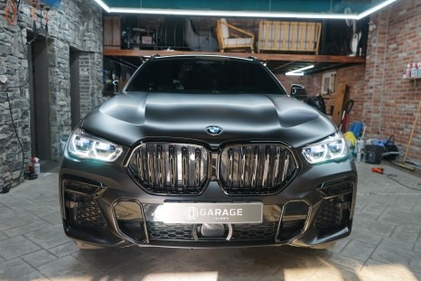 동탄랩핑 X6 남자의 색깔 사틴블랙으로 전체랩핑 / 경기 화성