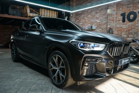 동탄랩핑 X6 남자의 색깔 사틴블랙으로 전체랩핑 / 경기 화성