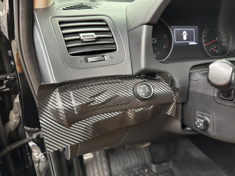 화성랩핑 더뉴 모하비 크롬죽이기와 실내 카본 우드죽이기 / 경기 화성