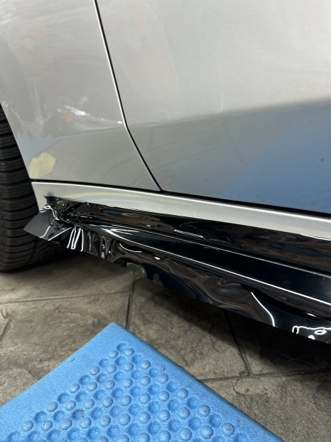 벤츠 AMG GT43 은색에서 고광택필름 화이트로 랩핑하기 용인랩핑 수원랩핑 크롬죽이기와 블랙PPF시공 / 경기 화성