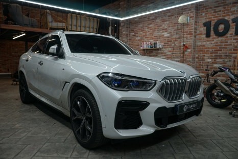 동탄랩핑 X6 남자의 색깔 사틴블랙으로 전체랩핑 / 경기 화성