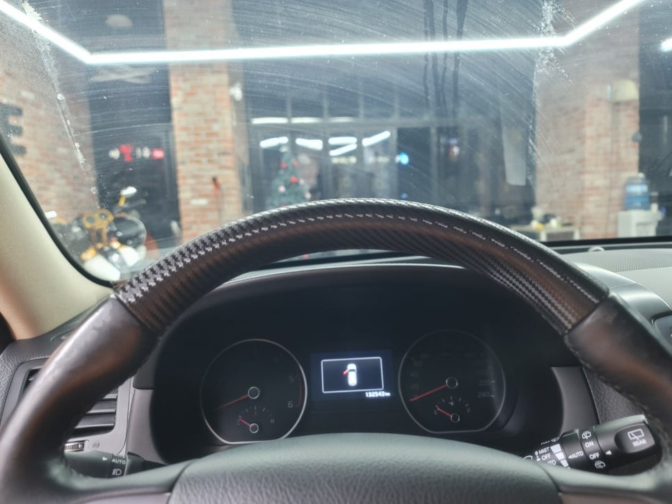 화성랩핑 더뉴 모하비 크롬죽이기와 실내 카본 우드죽이기 / 경기 화성