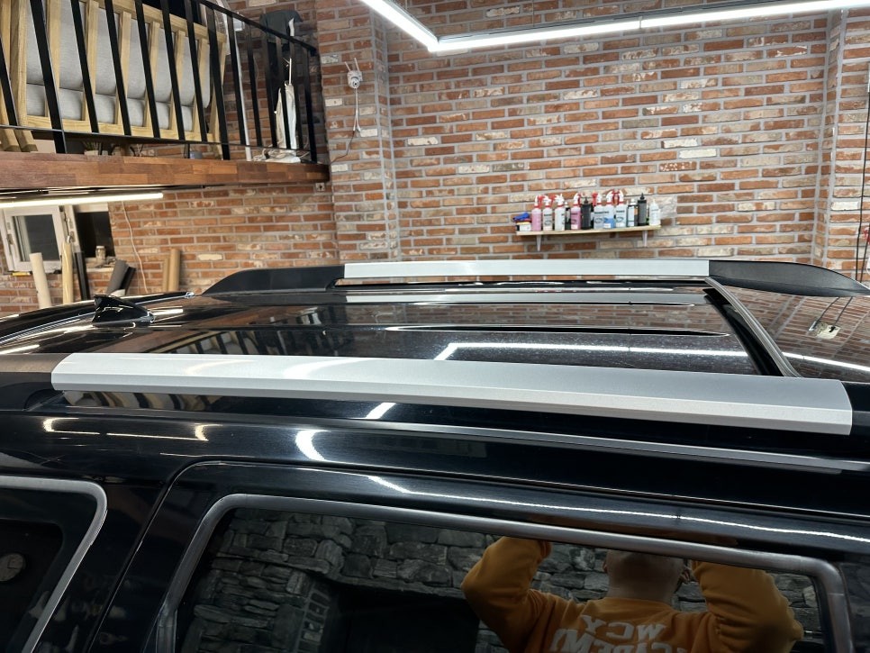 화성랩핑 더뉴 모하비 크롬죽이기와 실내 카본 우드죽이기 / 경기 화성