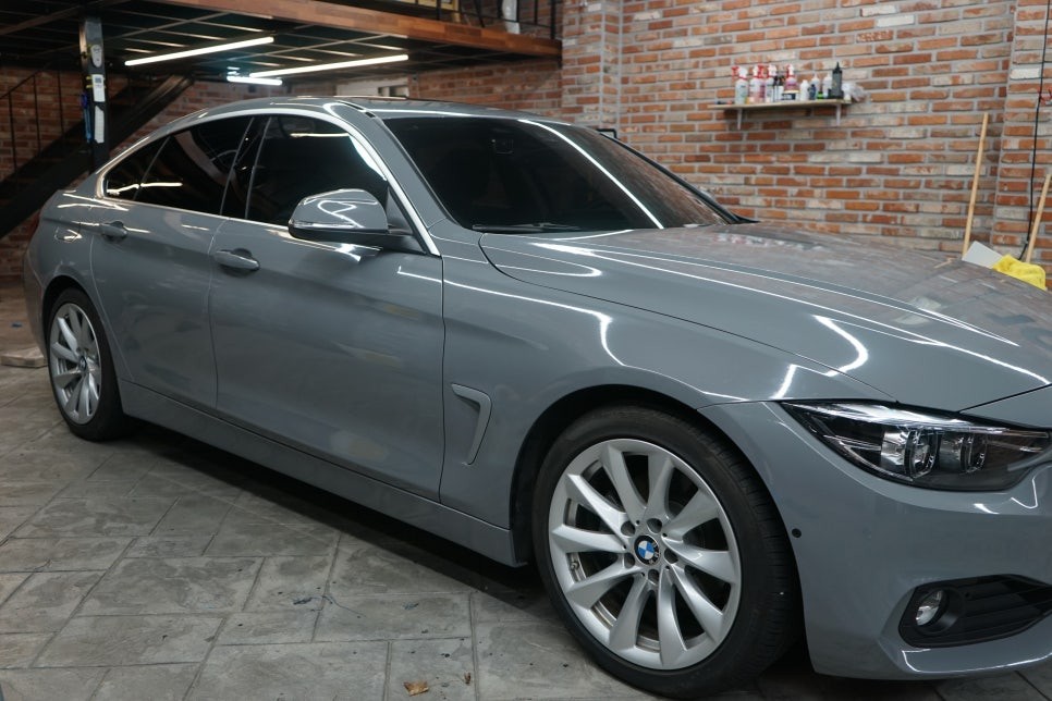 동탄랩핑 BMW 4시리즈 락그레이 인기있는 색상 시공 / 경기 화성