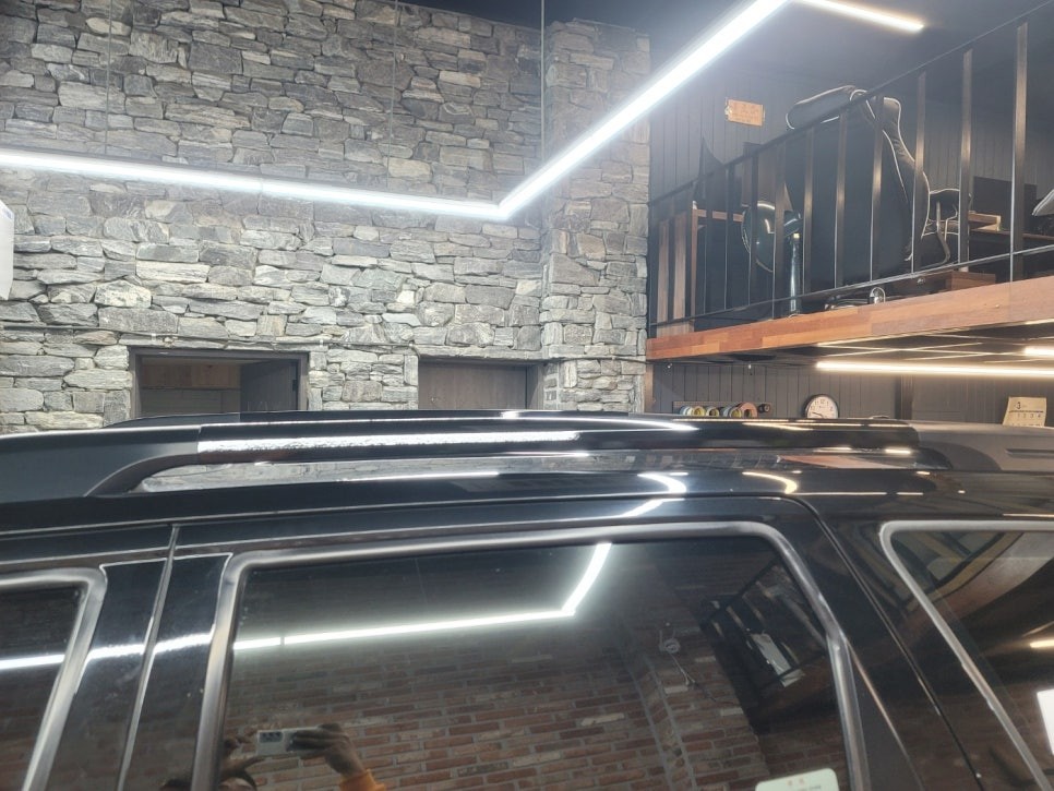 화성랩핑 더뉴 모하비 크롬죽이기와 실내 카본 우드죽이기 / 경기 화성