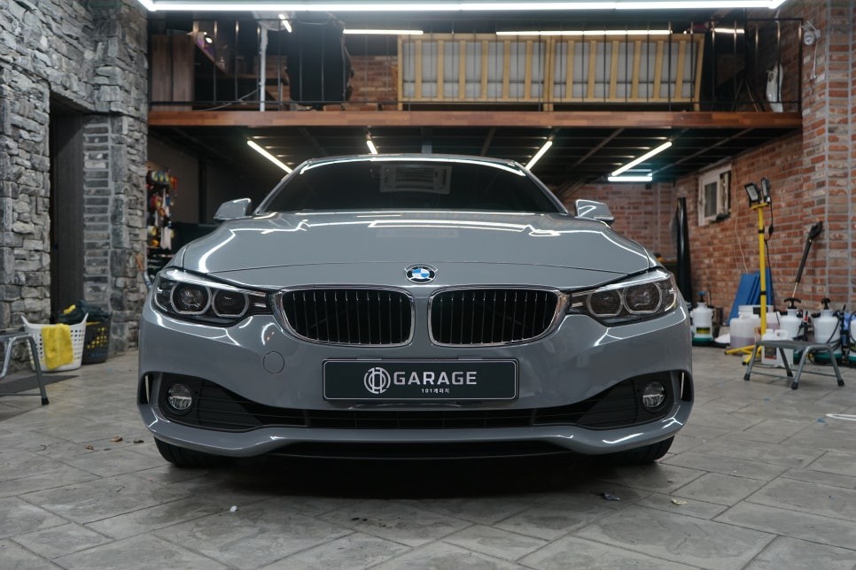 동탄랩핑 BMW420I 락그레이 전체랩핑 순정 같은 느낌 / 경기 화성