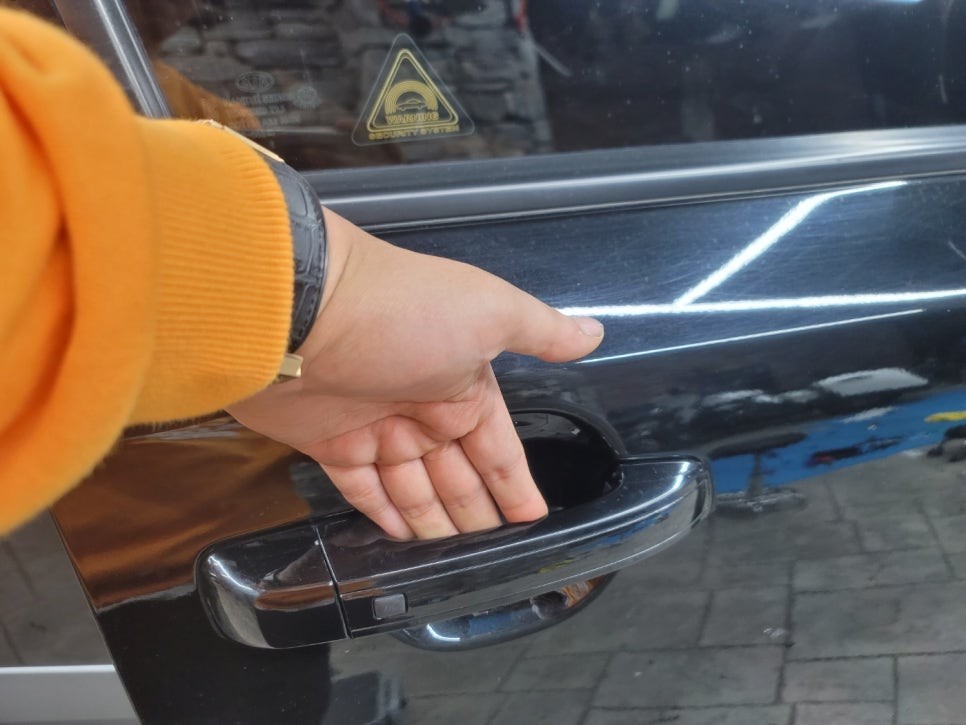 화성랩핑 더뉴 모하비 크롬죽이기와 실내 카본 우드죽이기 / 경기 화성