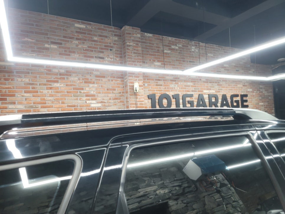 화성랩핑 더뉴 모하비 크롬죽이기와 실내 카본 우드죽이기 / 경기 화성