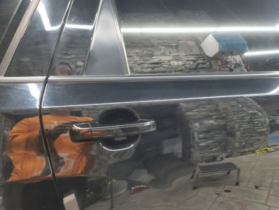 화성랩핑 더뉴 모하비 크롬죽이기와 실내 카본 우드죽이기 / 경기 화성