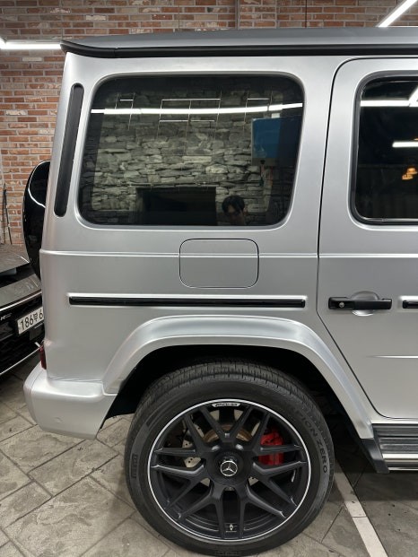 수원랩핑 벤츠 지바겐 전체랩핑시공/ 사틴메탈릭실버 최고 퀄리티로 보여드립니다 / 경기 화성