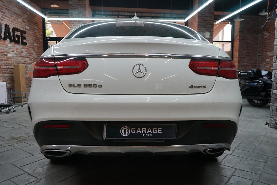 벤츠 GLE 350d 쿠페 사틴그레이메탈릭 전체랩핑 및 크롬죽이기 (수원) / 경기 화성
