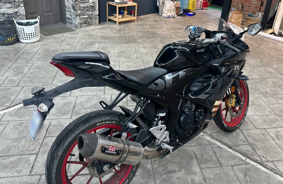 동탄랩핑 스즈키GSX-R125 아수라 랩핑하기 흰색무광으로 포스업하기 / 경기 화성
