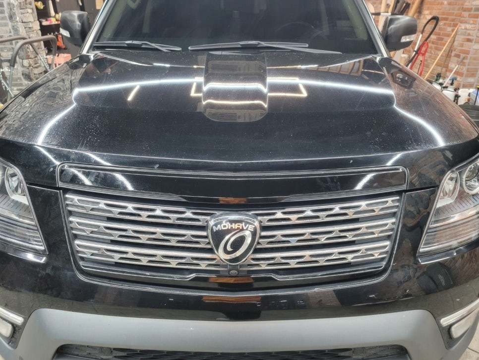 화성랩핑 더뉴 모하비 크롬죽이기와 실내 카본 우드죽이기 / 경기 화성