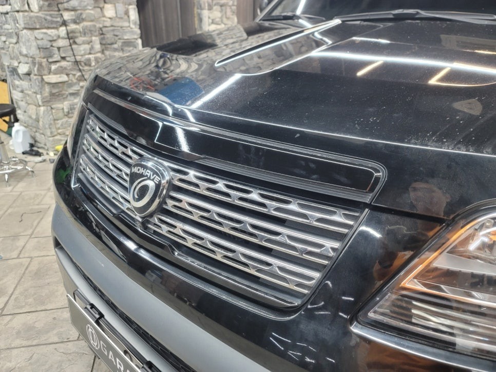 화성랩핑 더뉴 모하비 크롬죽이기와 실내 카본 우드죽이기 / 경기 화성