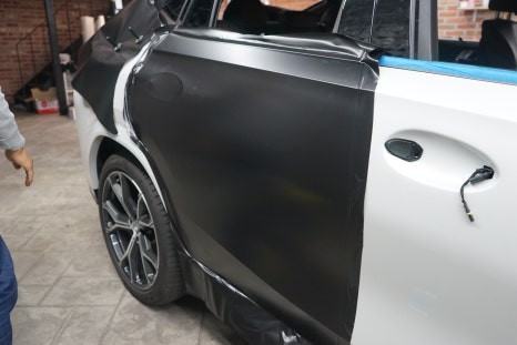 동탄랩핑 X6 남자의 색깔 사틴블랙으로 전체랩핑 / 경기 화성