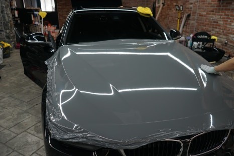 동탄랩핑 BMW 4시리즈 락그레이 인기있는 색상 시공 / 경기 화성