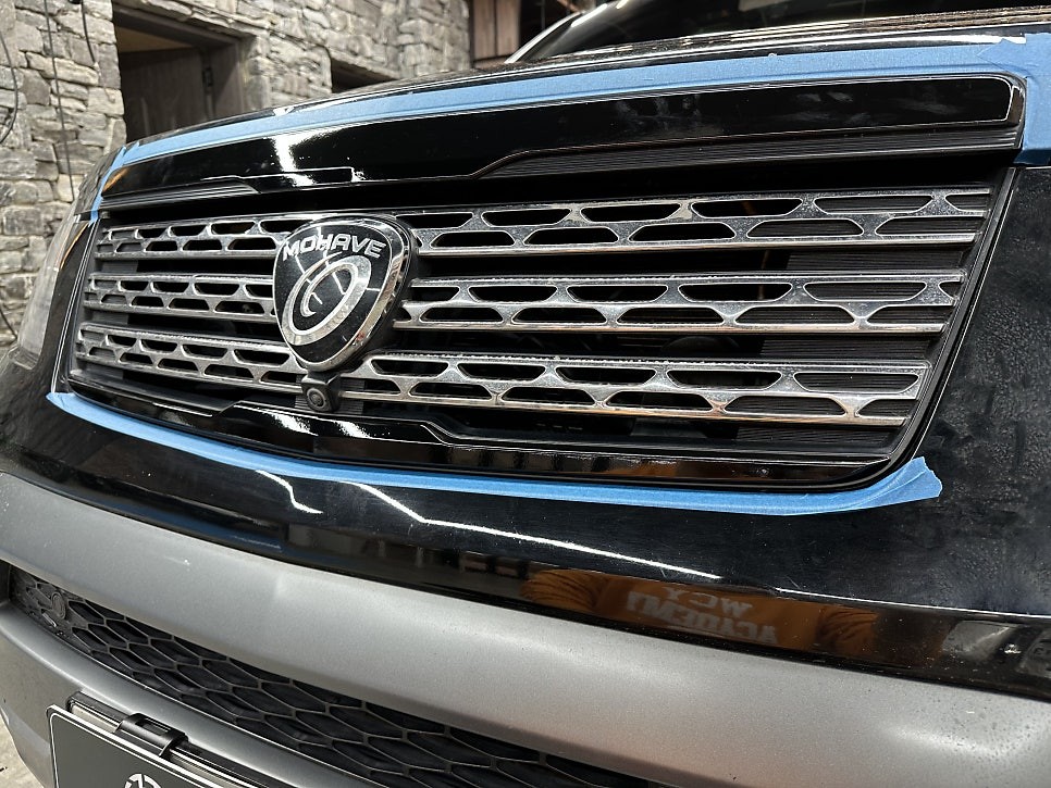 화성랩핑 더뉴 모하비 크롬죽이기와 실내 카본 우드죽이기 / 경기 화성