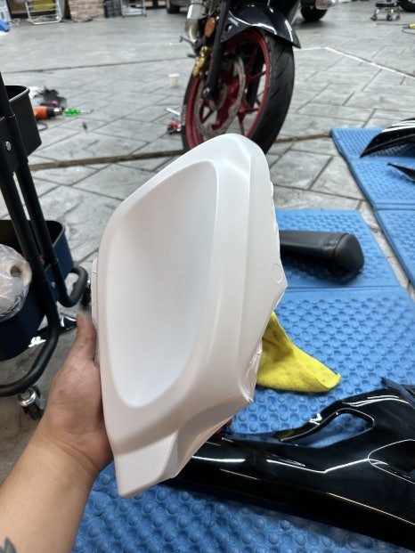 동탄랩핑 스즈키GSX-R125 아수라 랩핑하기 흰색무광으로 포스업하기 / 경기 화성