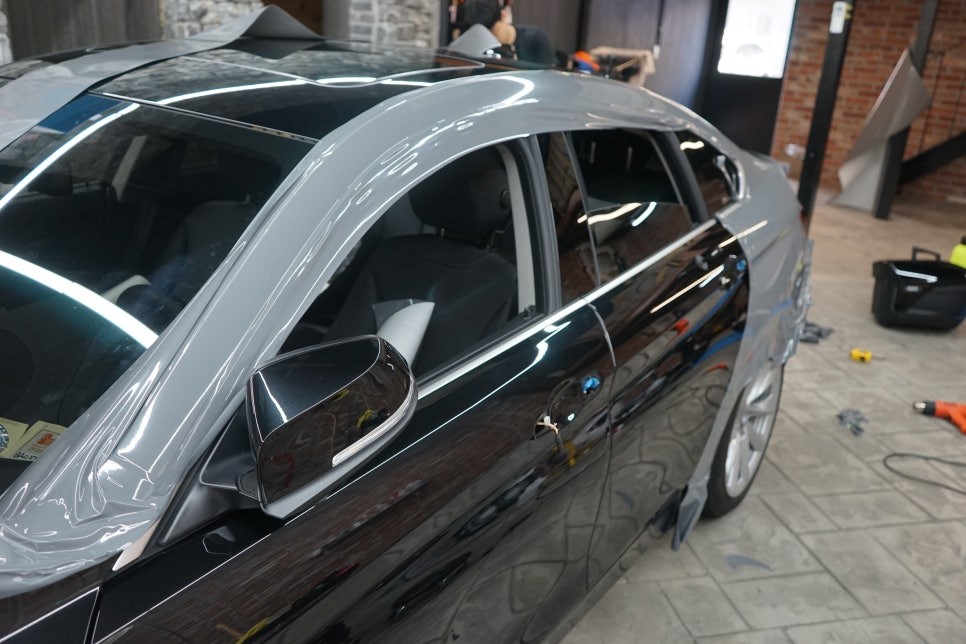 동탄랩핑 BMW 4시리즈 락그레이 인기있는 색상 시공 / 경기 화성