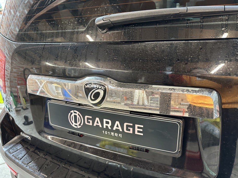 화성랩핑 더뉴 모하비 크롬죽이기와 실내 카본 우드죽이기 / 경기 화성