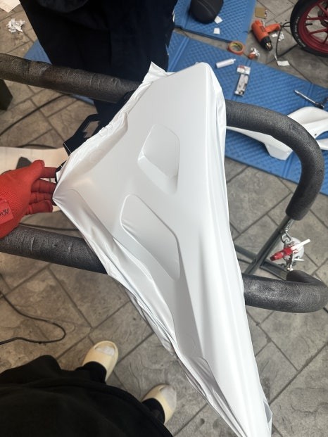 동탄랩핑 스즈키GSX-R125 아수라 랩핑하기 흰색무광으로 포스업하기 / 경기 화성