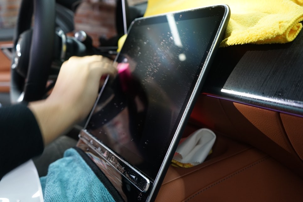 동탄 실내PPF, 벤츠S클래스 계기판,모니터 보호필름으로 안전한 터치 / 경기 화성