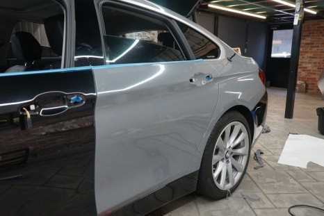 동탄랩핑 BMW 4시리즈 락그레이 인기있는 색상 시공 / 경기 화성