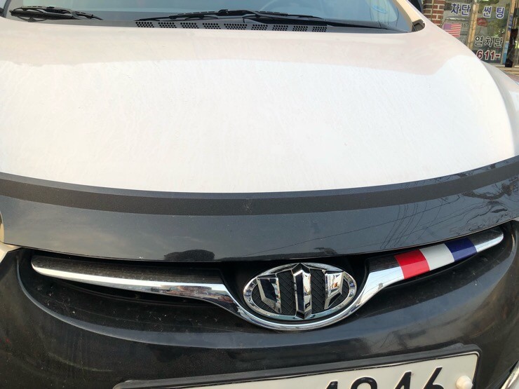 더뉴 아반떼MD 브랜톤 엠블럼 교체작업 -☆송탄LED 평택LED 오산LED 차사랑☆ / 평택 서정동