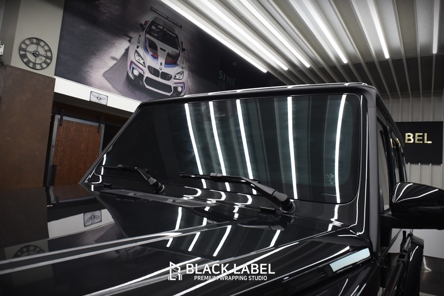 메르세데스 벤츠 G63 AMG(G바겐) KF-21 최상급 PPF 전체시공, 다이노플렉스 윈드쉴드, 사이드스텝 및 스페어커버 크롬죽이기(블랙PPF) / 하남PPF, 하남랩핑 블랙라벨