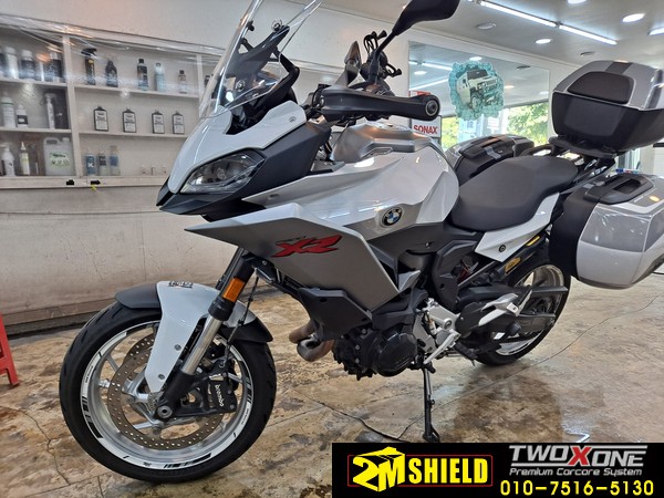 BMW 모토라드 오토바이 F900XR 카울 PPF필름 작업