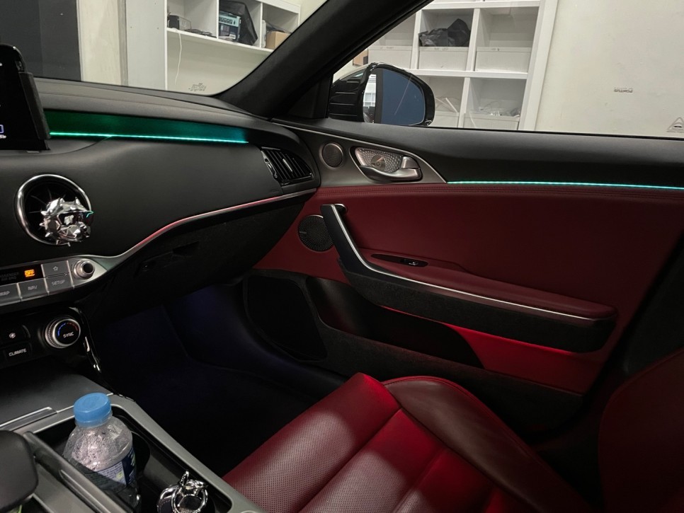 기아 스팅어 코더스 엠비언트 네오픽셀 led 시공! / 인천 연수구