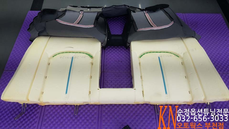 더뉴K5 차량용 2열 열선시트 순정작업/뒷자석 온열시트 시공 / 부천 심곡동