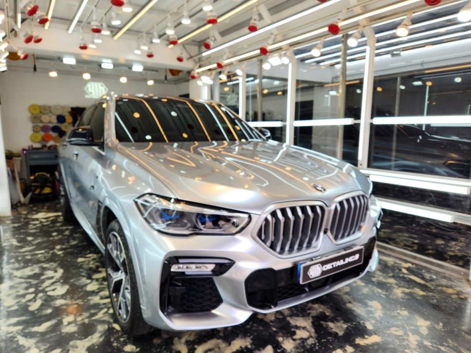 안산 - BMW X6 LBFILM Liquid Metal Aluminum Silver 전체랩핑 / 안산 상록구