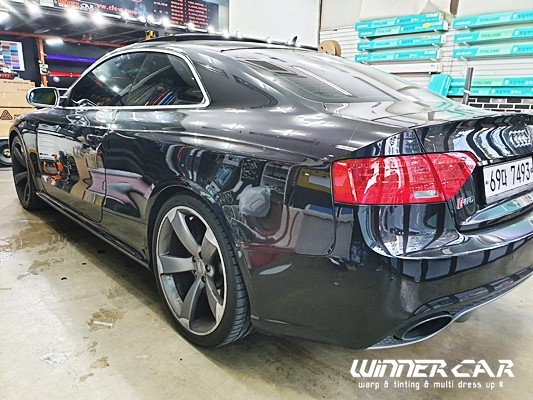 안양랩핑 안양PPF 안양위너카 1인시공점 RS5 S5 A5 부분랩핑전문 아우디라이트필름 안양라이트필름 audirs5 / 안성시 금석동