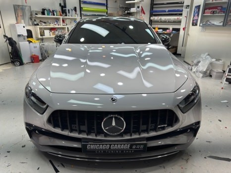 벤츠 CLS 300d 에이버리 글로스 그레이 전체시공
