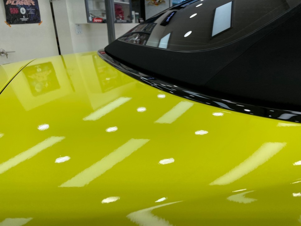 [왕십리 랩핑] BMW 420 I 컨버터블 3M 루시드 옐로우 제거 후 전체랩핑 / 서울 광진구