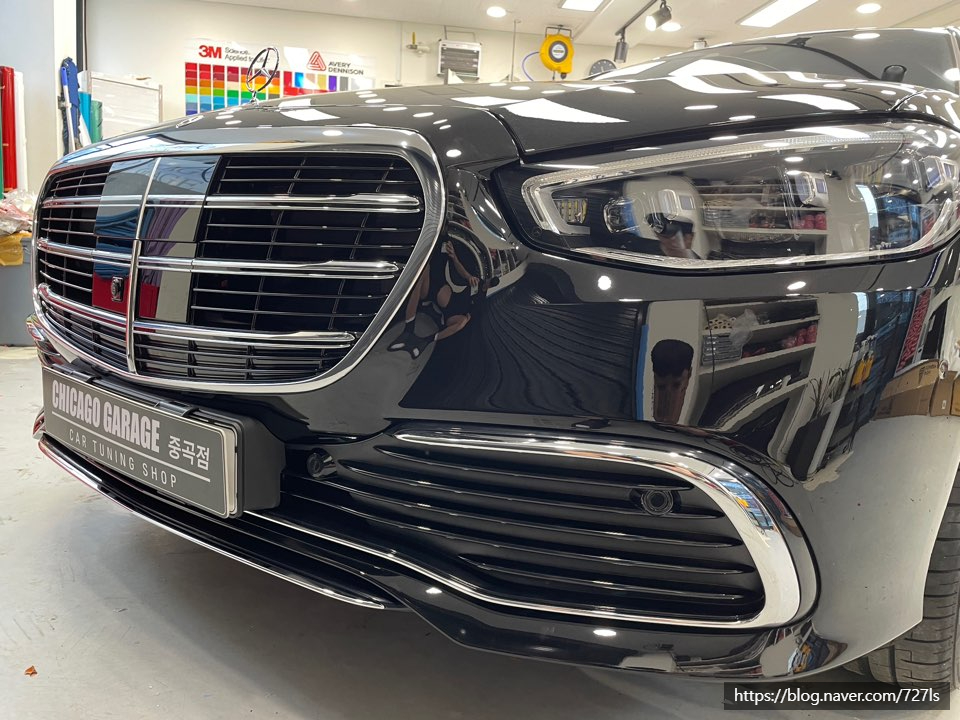 [문정 PPF] 밴츠 S 580 STEK 퓨어 포스 프론트 패키지, 뒷범퍼 PPF 시공 / 서울 광진구