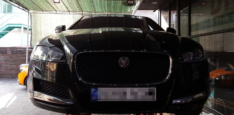 재규어XF 프론트 브레이크패드, 리어 브레이크디스크, 패드 교환 작업 대구 씨앤디인터내셔널 수입차정비 전문점 대구앞산 씨앤디 JAGUAR XF 브레이크패드마모경고등 자동차정비