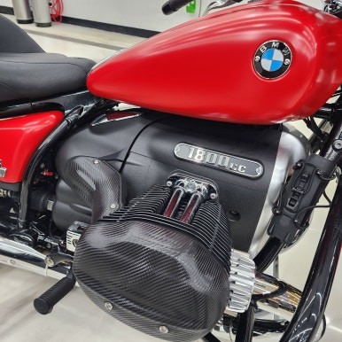 [공지] 송파 랩핑 BMW R18 바이크 랩핑 / 사틴 카마인 레드 전체 시공기