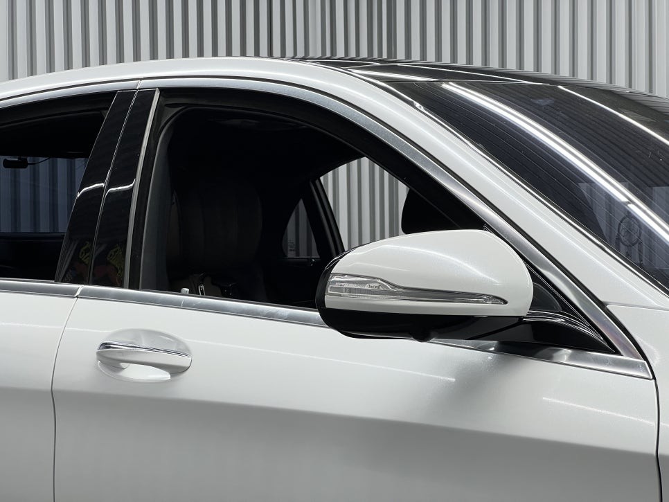 벤츠S63 AMG 다이아몬드화이트 광주 자동차 랩핑 +신형컨버전